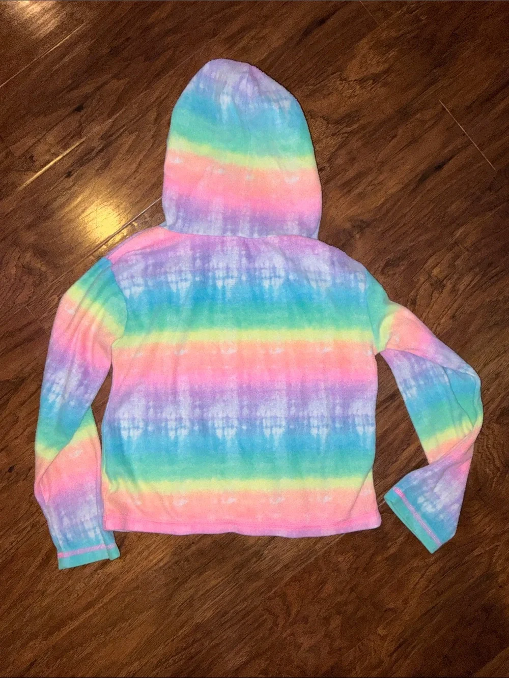 Panda Hooded Rainbow Tie-Dye Lounge Set Sonoma Youth S